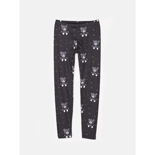 GATE Miękkie legginsy z nadrukiem 5Y ze sklepu gateshop w kategorii Spodnie dziewczęce - zdjęcie 176358485