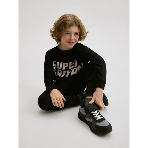 Reserved - Longsleeve Dragon Ball - czarny Reserved 134 (8 lat) Reserved
