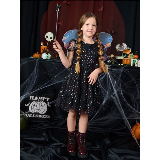 Sinsay - Sukienka tiulowa - czarny Sinsay 98 Sinsay