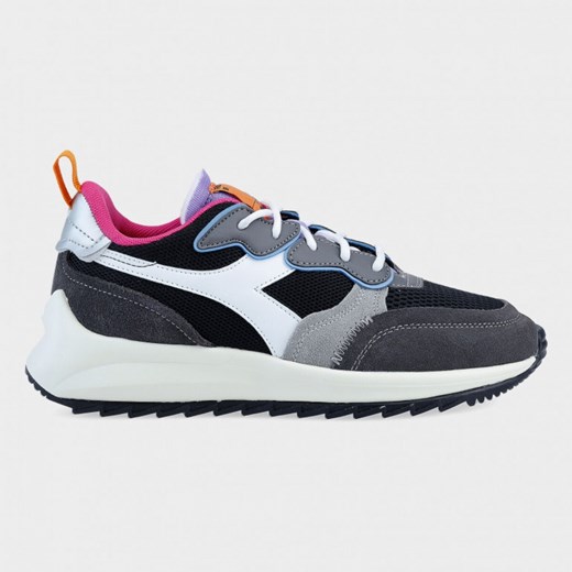 Damskie sneakersy Diadora Jolly Suede Mesh - czarne ze sklepu Sportstylestory.com w kategorii Buty sportowe damskie - zdjęcie 176361439