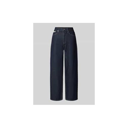 Jeansy z szeroką nogawką i 5 kieszeniami model ‘BARREL’ ze sklepu Peek&Cloppenburg  w kategorii Jeansy damskie - zdjęcie 176361927