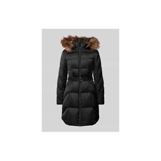 Płaszcz pikowany z obszyciem ze sztucznego futra model ‘NEW OLGA’ ze sklepu Peek&Cloppenburg  w kategorii Płaszcze damskie - zdjęcie 176362028