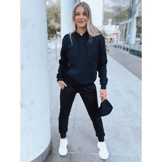 Komplet damski dresowy DRESSLILY granatowy Dstreet AY0460 ze sklepu DSTREET.PL w kategorii Dresy damskie - zdjęcie 176364107
