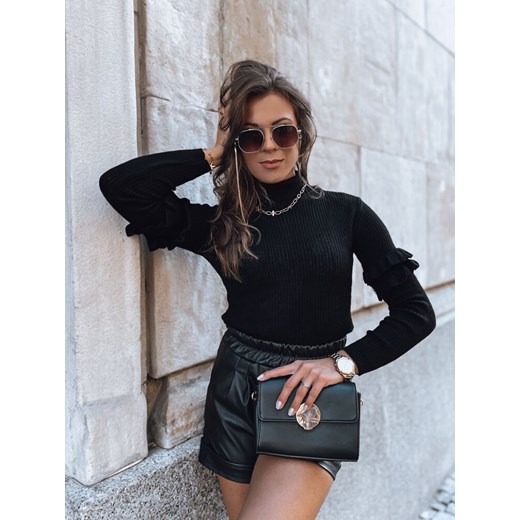 Sweter damski BUFALO czarny Dstreet MY1416 ze sklepu DSTREET.PL w kategorii Swetry damskie - zdjęcie 176364968