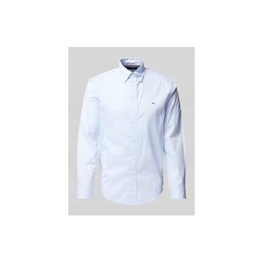 Koszula casualowa o kroju regular fit z wyhaftowanym logo model ‘POPLIN’ ze sklepu Peek&Cloppenburg  w kategorii Koszule męskie - zdjęcie 176365439