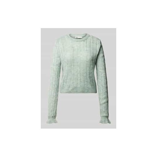 Sweter z dzianiny o kroju regular fit z okrągłym dekoltem model ‘TIA’ ze sklepu Peek&Cloppenburg  w kategorii Swetry damskie - zdjęcie 176365677