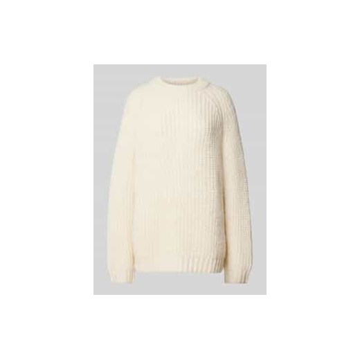 Sweter z dzianiny z okrągłym dekoltem model ‘Leslie’ ze sklepu Peek&Cloppenburg  w kategorii Swetry damskie - zdjęcie 176365725