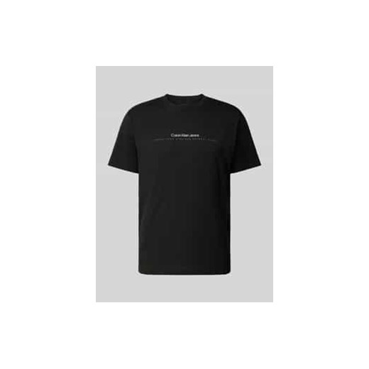 T-shirt z nadrukiem z logo ze sklepu Peek&Cloppenburg  w kategorii T-shirty męskie - zdjęcie 176365798