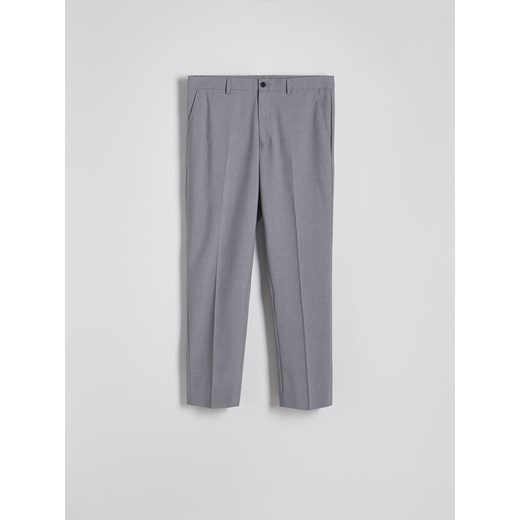 Reserved - Spodnie chino slim z kantem - szary Reserved 32 Reserved