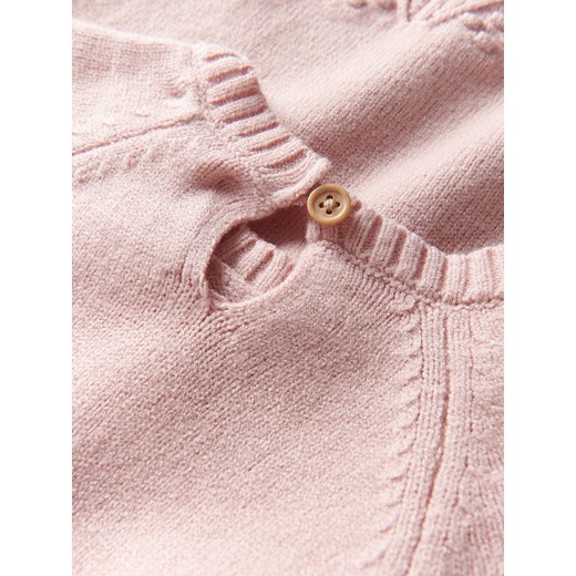Reserved - Dzianinowa sukienka z opaską - pastelowy róż Reserved 80 (9-12 m.) Reserved