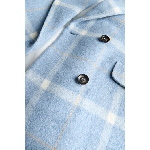 Reserved - Płaszcz w kratę z wełną - wielobarwny Reserved S Reserved