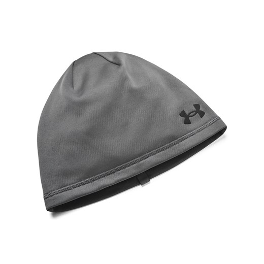 Męska czapka treningowa Under Armour UA Storm Beanie - szara ze sklepu Sportstylestory.com w kategorii Czapki z daszkiem męskie - zdjęcie 176370555