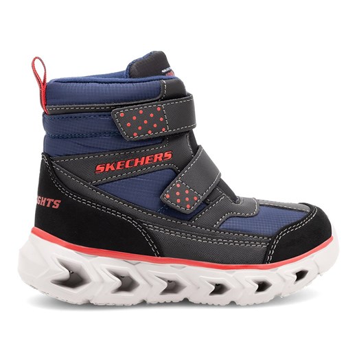 Botki Skechers 405052N NVBK ze sklepu ccc.eu w kategorii Buty zimowe dziecięce - zdjęcie 176375816