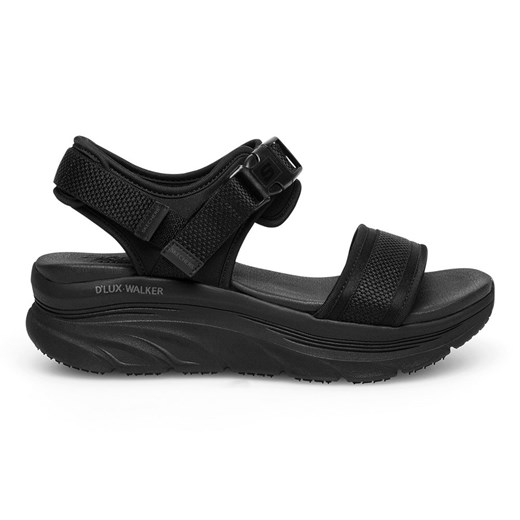 Sandały Skechers D'LUX WALKER 119824 BBK ze sklepu ccc.eu w kategorii Sandały damskie - zdjęcie 176376019