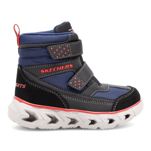 Botki Skechers 405052N NVBK ze sklepu ccc.eu w kategorii Buty zimowe dziecięce - zdjęcie 176376415