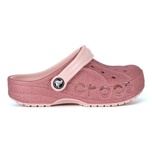 Klapki basenowe Crocs BAYA GLITTER CLOG KIDS 207015-6SR ze sklepu ccc.eu w kategorii Klapki dziecięce - zdjęcie 176380667