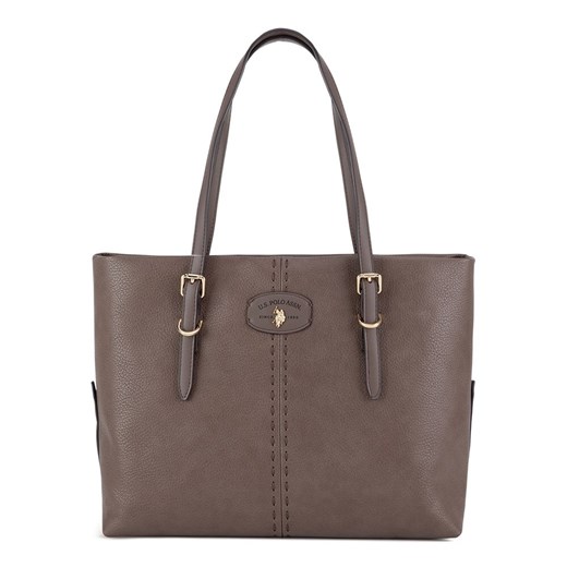 Shopper bag brązowa U.S Polo Assn.