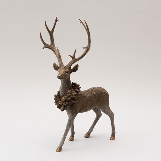 Figurka Noble Stag 72 cm ze sklepu dekoria.pl w kategorii Dekoracje bożonarodzeniowe - zdjęcie 176386645