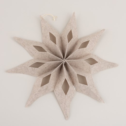 Ozdoba świąteczna Nivalis I beige 50 cm ze sklepu dekoria.pl w kategorii Dekoracje bożonarodzeniowe - zdjęcie 176386665