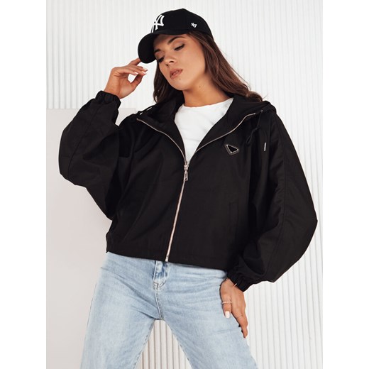 Kurtka damska oversize CATRAL czarna Dstreet TY4189 ze sklepu DSTREET.PL w kategorii Kurtki damskie - zdjęcie 176388889