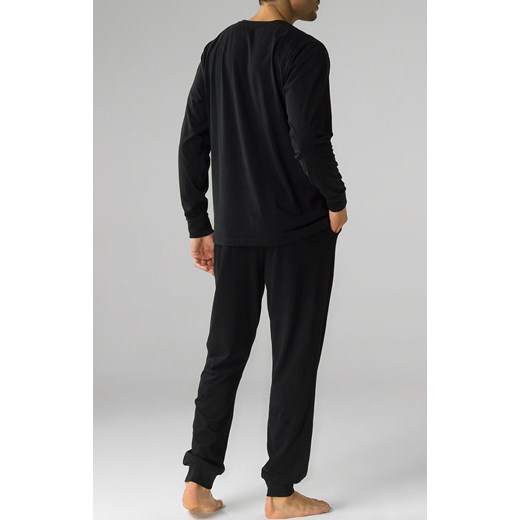Atlantic bawełniana piżama męska NMP-378-CZARNY, Kolor czarny, Rozmiar 2XL, ATLANTIC ze sklepu Intymna w kategorii Piżamy męskie - zdjęcie 176389028