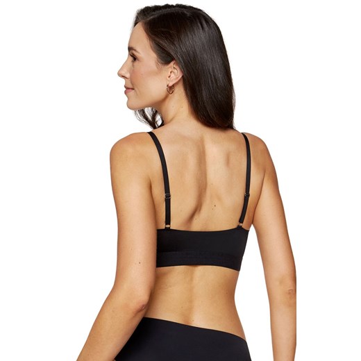 Gorteks biustonosz miękki z wyjmowanymi wkładkami czarny Rocky, Kolor czarny, Rozmiar 36, Gorteks ze sklepu Intymna w kategorii Biustonosze - zdjęcie 176389638