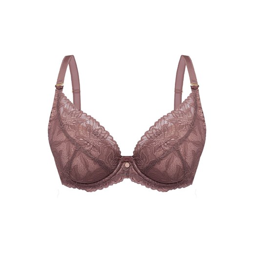Biustonosz push-up mocca Rebecca, Kolor mocca, Rozmiar 65D, Mefemi ze sklepu Intymna w kategorii Biustonosze - zdjęcie 176390815