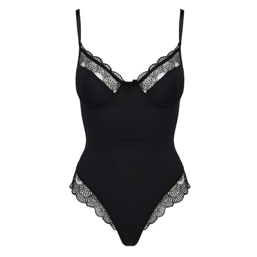 Zmysłowe czarne body Alina, Kolor czarny, Rozmiar L/XL, Casmir ze sklepu Intymna w kategorii Body damskie - zdjęcie 176390906