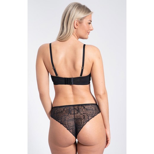 Samanta czarne figi damskie tanga Amelia M300, Kolor czarny, Rozmiar L, Samanta ze sklepu Intymna w kategorii Majtki damskie - zdjęcie 176390938