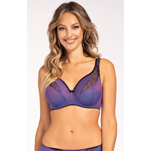 Biustonosz miękki soft fioletowy Rene, Kolor fioletowy, Rozmiar 70C, Unikat ze sklepu Intymna w kategorii Biustonosze - zdjęcie 176391256