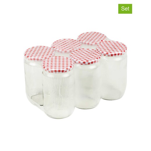 Chefware Słoiki (6 szt.) ze wzorem na przetwory - 720 ml ze sklepu Limango Polska w kategorii Pojemniki kuchenne - zdjęcie 176392516