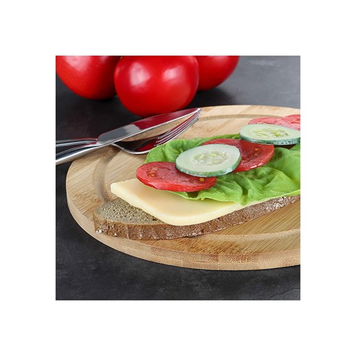 Profiline Deska w kolorze brązowym do krojenia - Ø 25 cm Profiline onesize okazyjna cena Limango Polska
