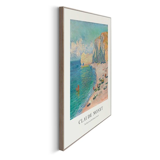 Orangewallz Druk artystyczny "Monet - Etretat Beach" w ramce - 40 x 50 Orangewallz onesize okazja Limango Polska
