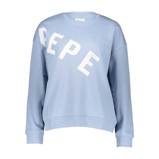 Pepe Jeans Bluza w kolorze błękitnym ze sklepu Limango Polska w kategorii Bluzy damskie - zdjęcie 176396188