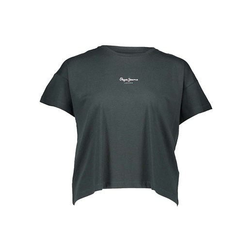 Pepe Jeans Koszulka w kolorze khaki ze sklepu Limango Polska w kategorii Bluzki damskie - zdjęcie 176396228