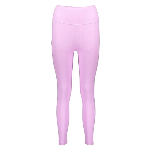 adidas Legginsy sportowe &quot;Yoga Studio Luxe Wind&quot; w kolorze jasnoróżowym ze sklepu Limango Polska w kategorii Spodnie damskie - zdjęcie 176397249