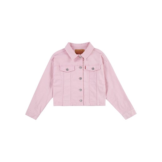 Levi&apos;s Kids Kurtka dżinsowa w kolorze jasnoróżowym ze sklepu Limango Polska w kategorii Kurtki dziewczęce - zdjęcie 176397448