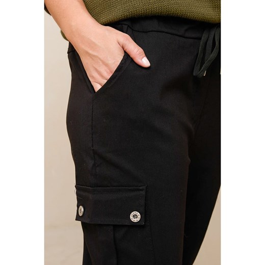 Curvy Lady Bojówki w kolorze czarnym Curvy Lady 44/46 okazyjna cena Limango Polska