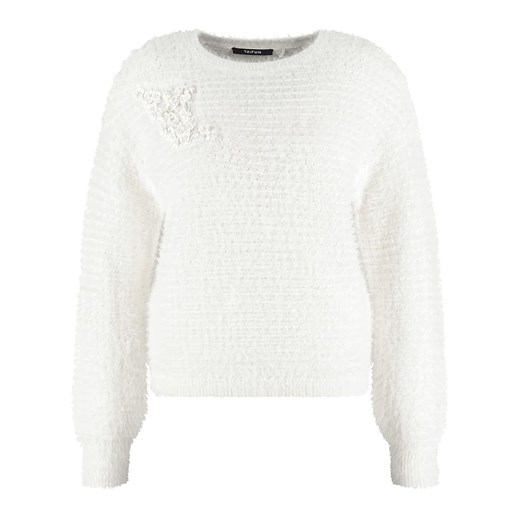 TAIFUN Sweter w kolorze białym ze sklepu Limango Polska w kategorii Swetry damskie - zdjęcie 176399807