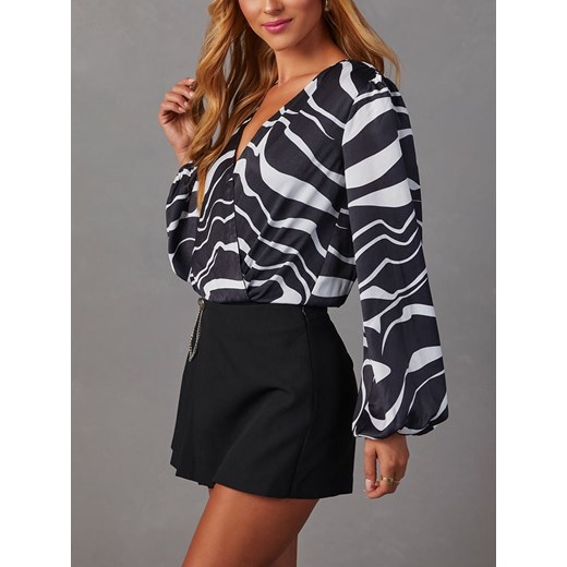 LA Angels Bluzka w kolorze czarno-kremowym La Angels S promocja Limango Polska