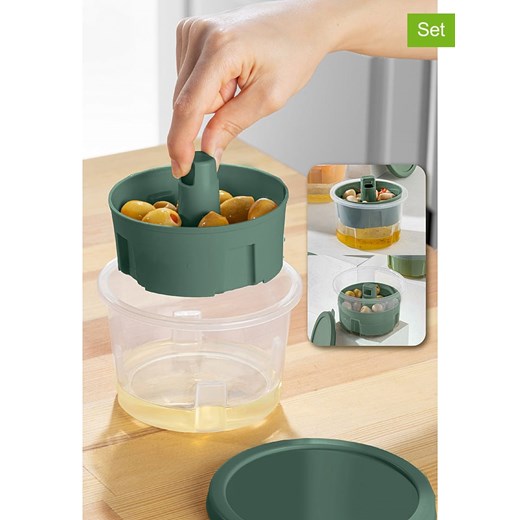 Violeta Home Pojemnik w kolorze zielonym - 650 ml Violeta Home onesize Limango Polska wyprzedaż