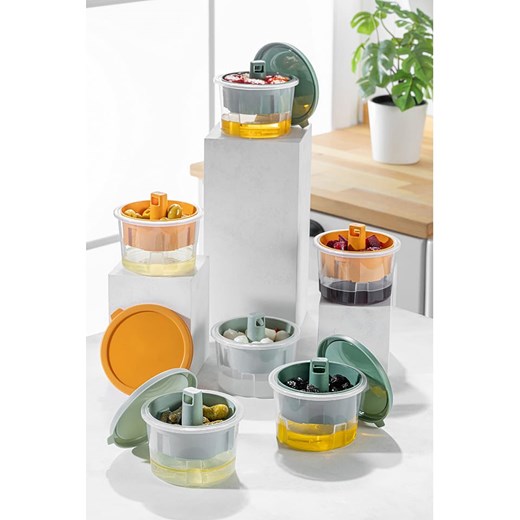 Violeta Home Pojemnik w kolorze zielonym - 650 ml Violeta Home onesize Limango Polska okazja