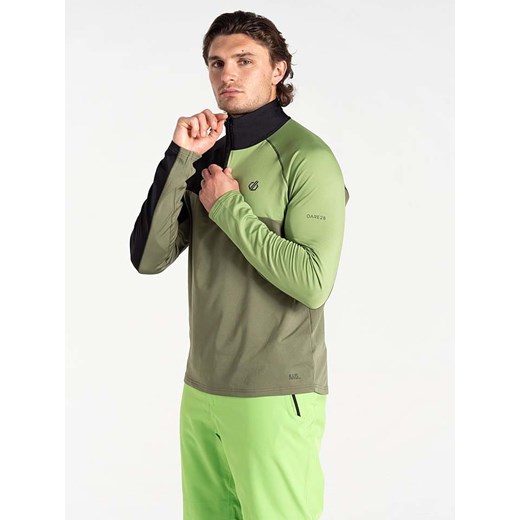 Dare 2b Koszulka funkcyjna &quot;Dignify III Core Stretch&quot; w kolorze zielonym ze sklepu Limango Polska w kategorii T-shirty męskie - zdjęcie 176402599
