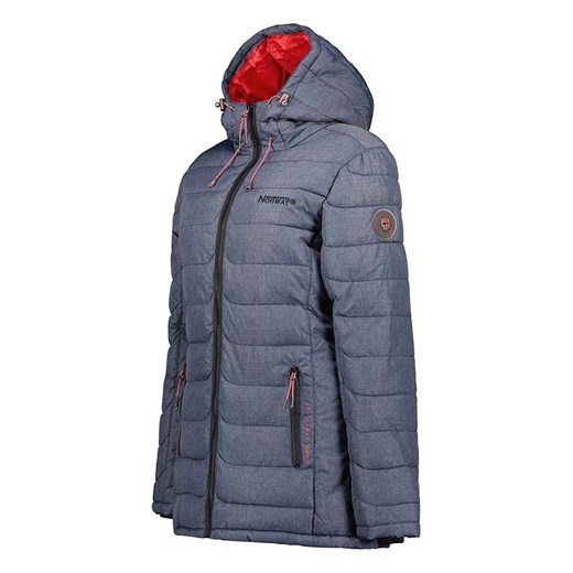 Geographical Norway Płaszcz pikowany "Astana" w kolorze niebieskim Geographical Norway S okazja Limango Polska