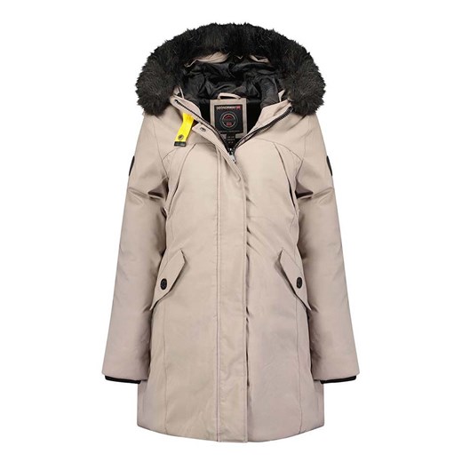 Geographical Norway Parka &quot;Cherifa&quot; w kolorze szarobrązowym ze sklepu Limango Polska w kategorii Kurtki damskie - zdjęcie 176403868