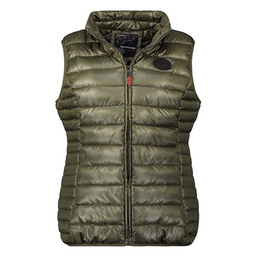 Geographical Norway Kamizelka pikowana &quot;Annecy&quot; w kolorze khaki ze sklepu Limango Polska w kategorii Kamizelki damskie - zdjęcie 176403888