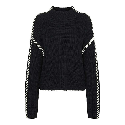 Vero Moda Sweter &quot;New Cream&quot; w kolorze czarnym ze sklepu Limango Polska w kategorii Swetry damskie - zdjęcie 176404879