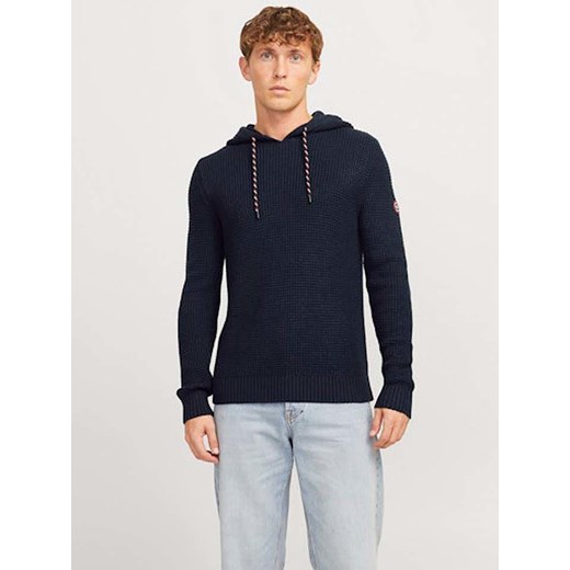 Jack &amp; Jones Sweter w kolorze granatowym ze sklepu Limango Polska w kategorii Swetry męskie - zdjęcie 176405068