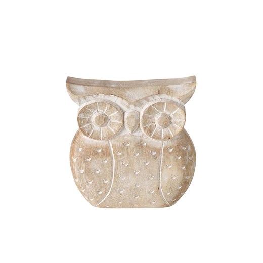 Boltze Dekoracyjna figurka &quot;Ugle&quot; w kolorze jasnobrązowym - 20 x 19,5 cm ze sklepu Limango Polska w kategorii Dekoracje - zdjęcie 176405786