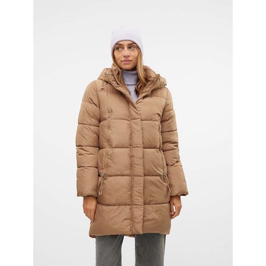 Vero Moda Płaszcz pikowany &quot;Nova&quot; w kolorze jasnobrązowym ze sklepu Limango Polska w kategorii Płaszcze damskie - zdjęcie 176406745